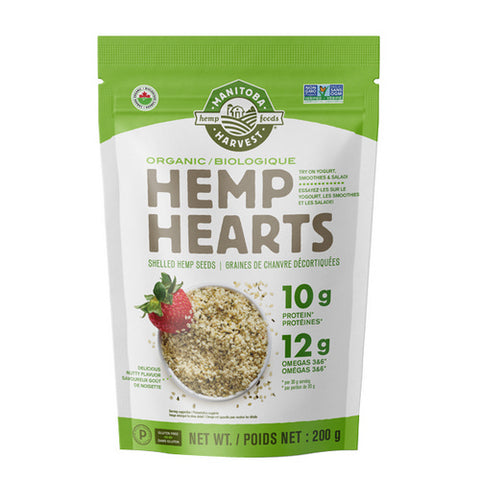 Organic Hemp Hearts 200 Grams by Manitoba Harvest
