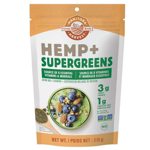 Hemp + Supergreens 213 Grams by Manitoba Harvest