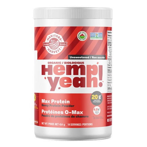Hemp Yeah Max Protein Organic Unsw 454 Grams by Manitoba Harvest