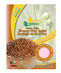 Whole Brown Flax Seed 454 Grams by Gold Top Organics