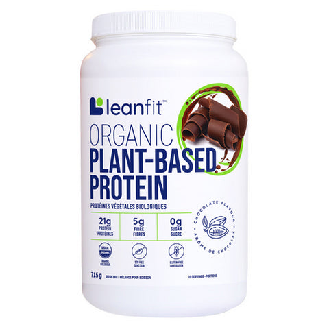 Organic Plant Protein Chocolate 715 Grams by LeanFit