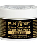 Cream Deodorant Spice 50 Grams by Purelygreat
