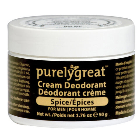 Cream Deodorant Spice 50 Grams by Purelygreat
