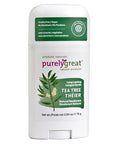 Natural Deodorant Stick Tea Tree 75 Grams by Purelygreat