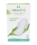 Pads Ultra Thin with Wings Extra Long Extra Flow Overnight 10 Count by Organyc