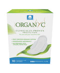 Sanitary Pads Moderate Flow 100% Cotton 10 Count by Organyc