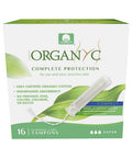 Compact Tampons  Super 16 Count by Organyc