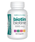 Biotin 60 VegCaps by Prairie Naturals Health Products Inc.