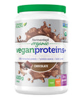 Fermented Organic Vegan Protein+ Chocolate 600 Grams by Genuine Health