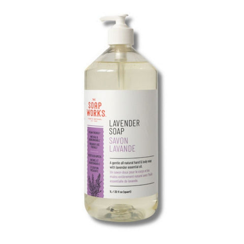 Lavender Liquid Soap 1 Litre by Soap Works