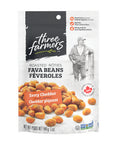 Roasted Fava Beans Zesty Cheddar 140 Grams by Three Farmers