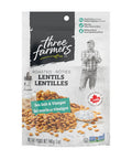 Roasted Lentils Vinegar Salt 140 Grams by Three Farmers
