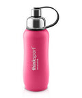 Insulated Sports Bottle Hot Pink 750 Ml by THINKsport THINKbaby