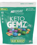 Keto Gemz Chocolate Peanut 200 Grams by No Sugar Company