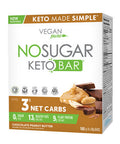 Keto Bar ChocPB 4 Count by No Sugar Company
