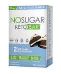 Keto Bar Cookies & Cream 4 Count by No Sugar Company