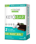 Keto Bar Chocolate Coconut 4 Count by No Sugar Company