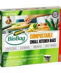 Compostable Small Kitchen Bags 20 Count by BioBag