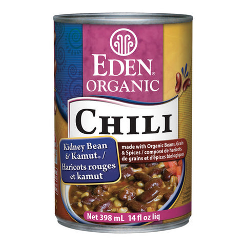 Organic Kidney Bean & Kamut Chili 398 mL by Eden Foods