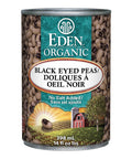 Organic Black Eyed Peas 398 mL by Eden Foods