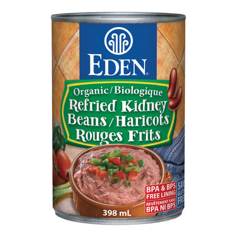 Organic Refried Kidney Beans 398 mL by Eden Foods