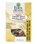 Organic Kamut Vegetable Spirals 340 Grams by Eden Foods