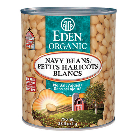 Organic Navy Beans 796 mL by Eden Foods