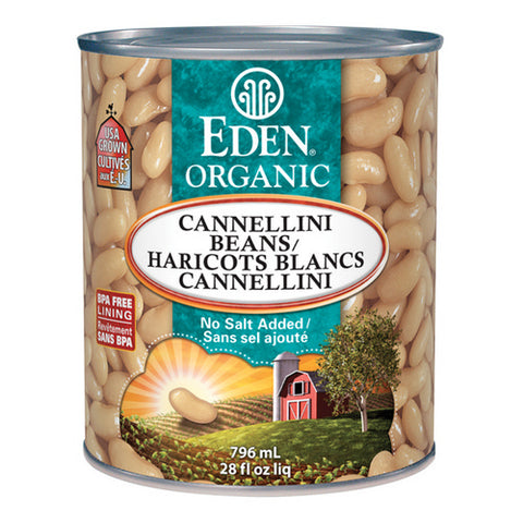 Organic Cannellini White Kidney Beans 796 mL by Eden Foods