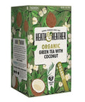 Organic Green Tea With Coconut 20 Bags by Heath & Heather