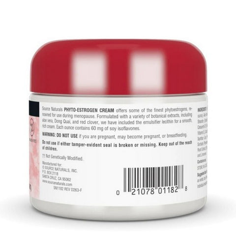 Source Naturals, Phyto-Estrogen, Cream 4 Oz