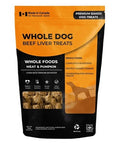 Whole Dog Beef Liver Treats Whole Foods Meat & Pumpkin Baked Dog Treats 380 Grams by Foley Dog Treat Company