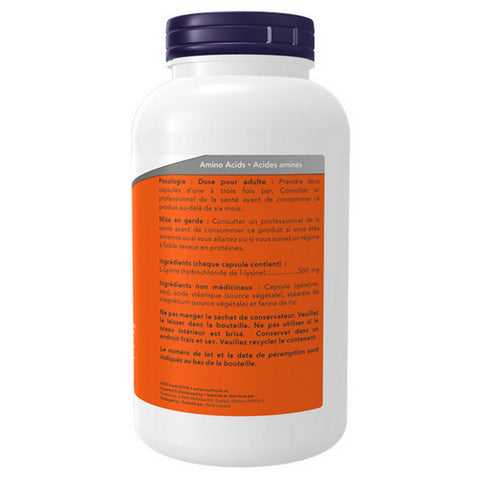 L-Lysine 250 Veg Capsules by Now