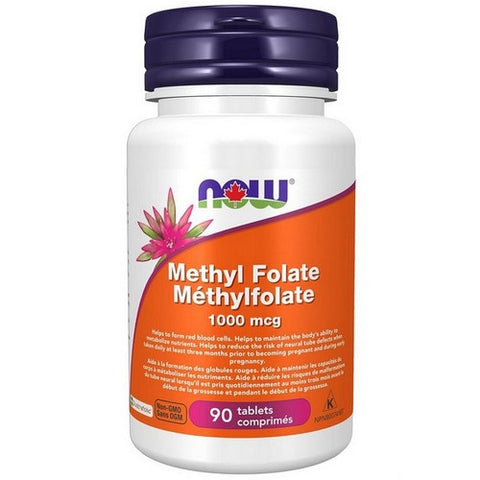 Methyl Folate 90 Tablets by Now
