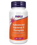 Advanced Gamma E Complex Tocopherols 60 Softgels by Now
