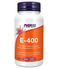 E-400 100% Natural Mixed Tocopherols 100 Softgels by Now