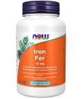 Iron Bisglycinate 120 Veg Capsules by Now