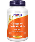 Castor Oil + Fennel 120 Softgels by Now
