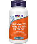 Cod Liver Oil Double Strength Vitamin A & D 100 Softgels by Now