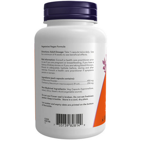 Mannose Cranberry 90 VegCaps by Now