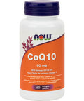 CoQ10 with Lecithin Fish Oil 60 Softgels by Now