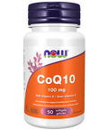 CoQ10 with Vitamin E 50 Softgels by Now