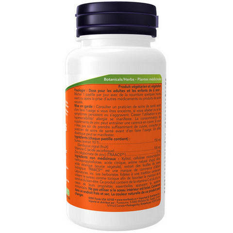Sambucus Elder Zinc-C 60 Count by Now