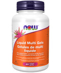 Liquid Multi Gels with Flax Oil 60 Softgels by Now