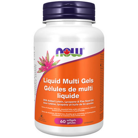 Liquid Multi Gels with Flax Oil 60 Softgels by Now