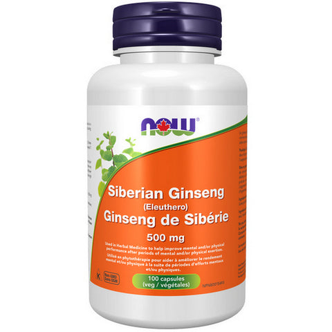 Siberian Ginseng 100 VegCaps by Now