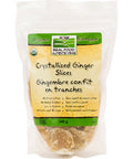 Organic Ginger Crystallized 340 Grams by Now