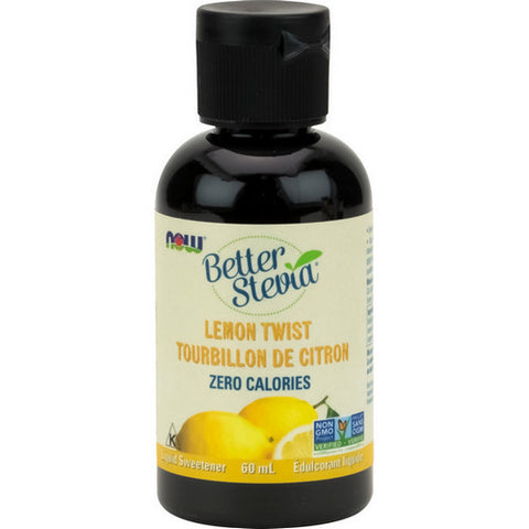 Stevia Liquid Extract (Lemon Twist) 60 Ml by Now