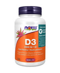 Vitamin D-3 500 Softgels by Now