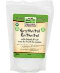 Organic Erythritol and Org Monk Fruit 454 Grams by Now
