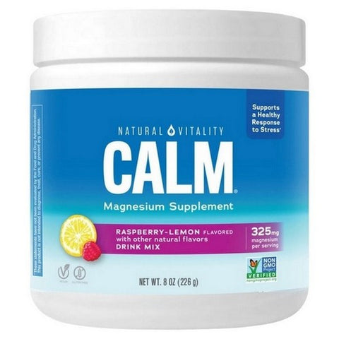 Natural Vitality, CALM Raspberry Lemon, 8 Oz